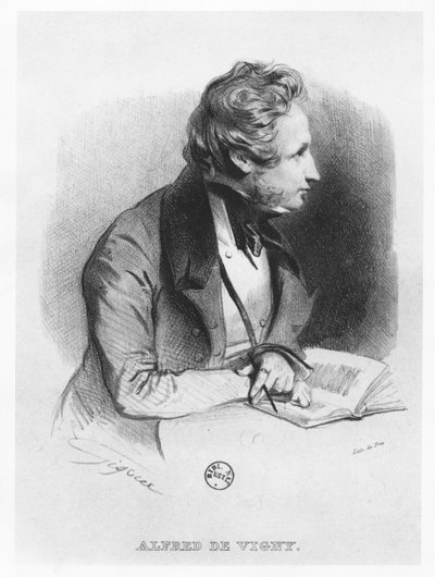 Alfred de Vigny alkotó: Jean Francois Gigoux